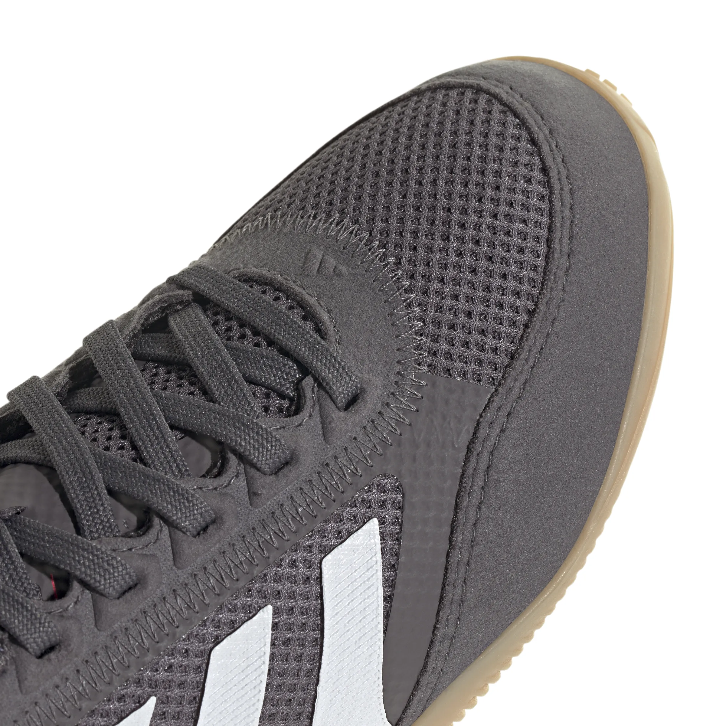 adidas Junior Predator League IN Indoor Soccer Shoes - grey strata/ftwr white/lucid red