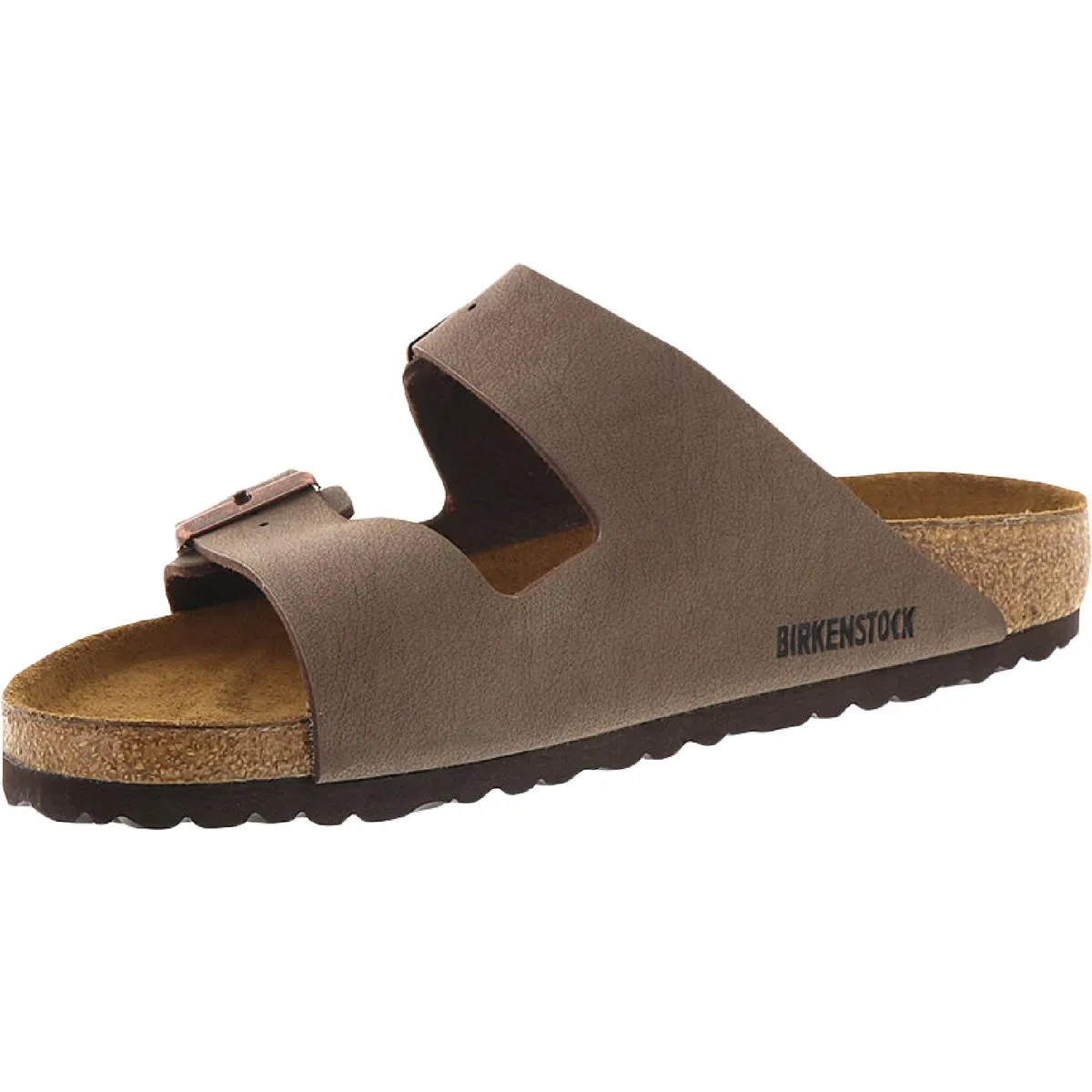 Arizona Mens Leather Flat Footbed Sandals