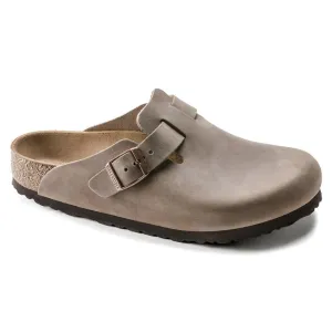 Birkenstock Boston Leather - Tobacco Brown