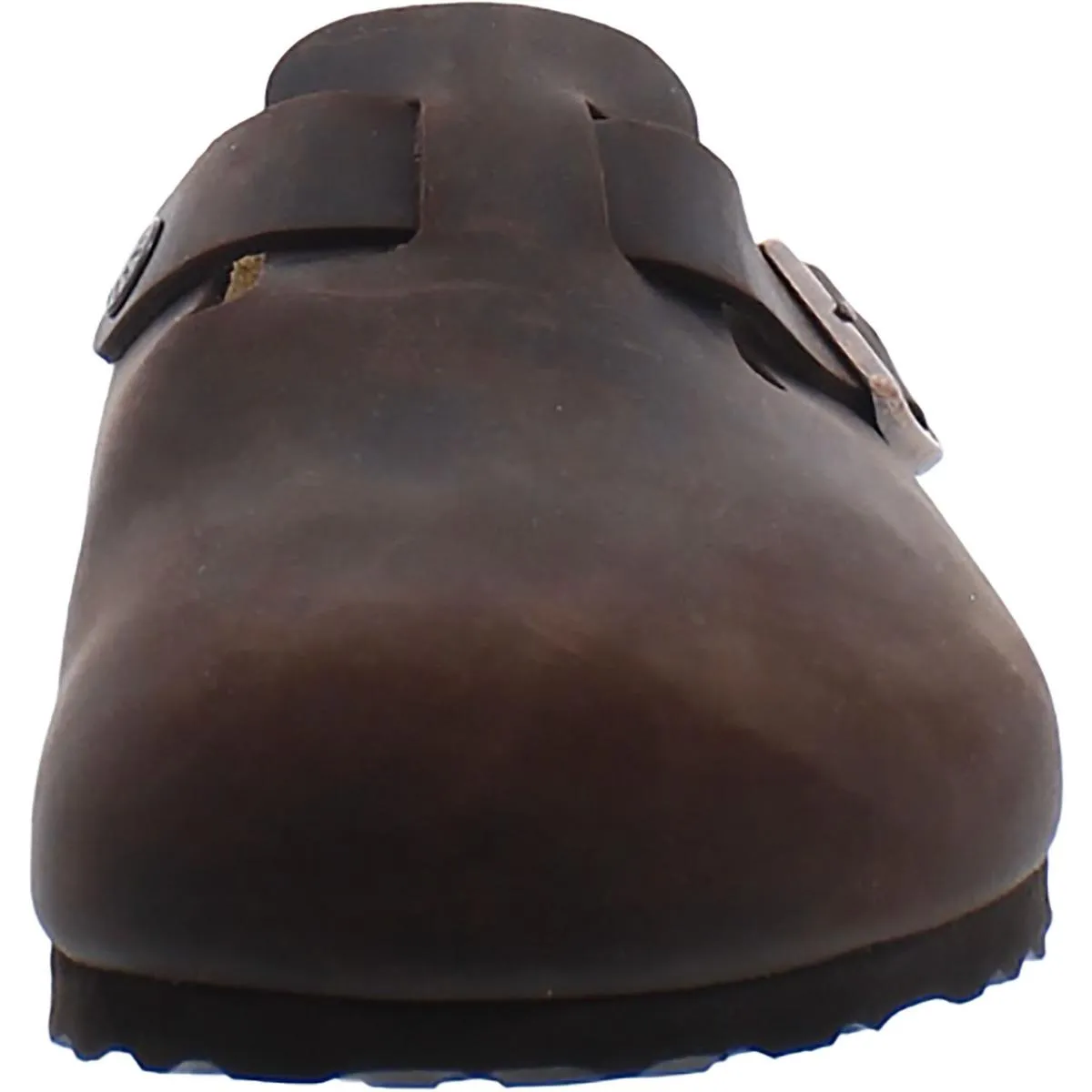 Boston BS Mens Leather Flat Slip-on Shoes