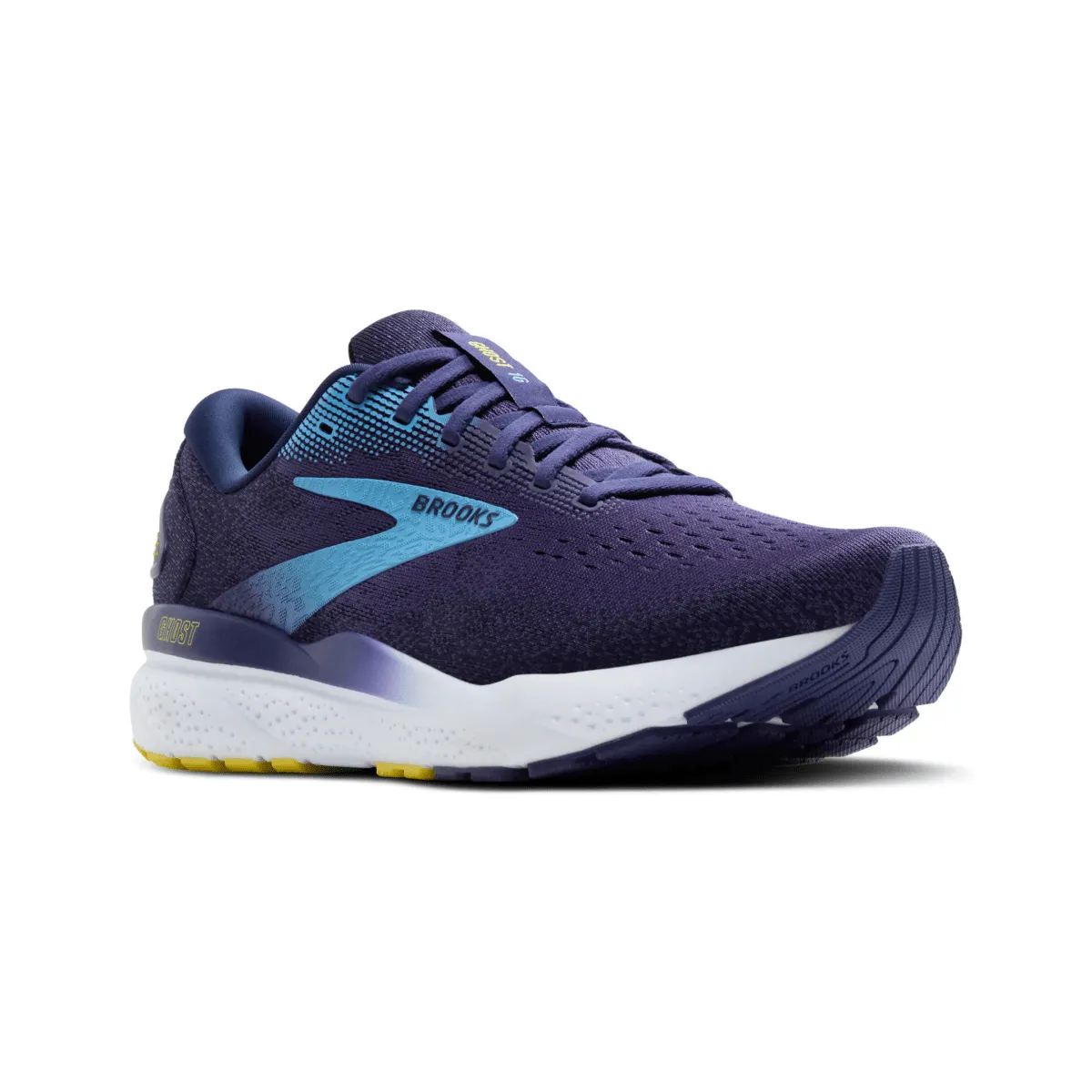 Brooks Men's Ghost 16 Blue/Bonnie Blue/Yellow