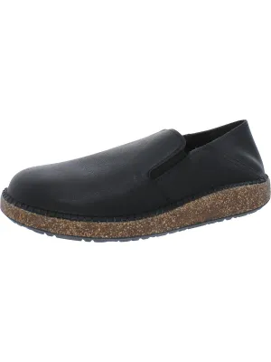 Callan Mens Leather Slip-On Loafers