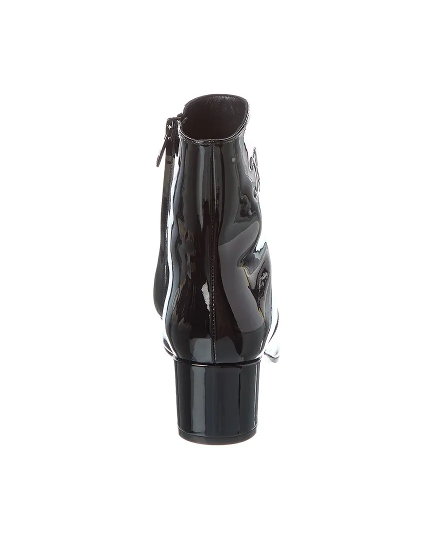 CELINE Triomphe Zipped Patent Boot