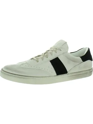 Charlie Mens Leather Lace Up Casual And Fashion Sneakers