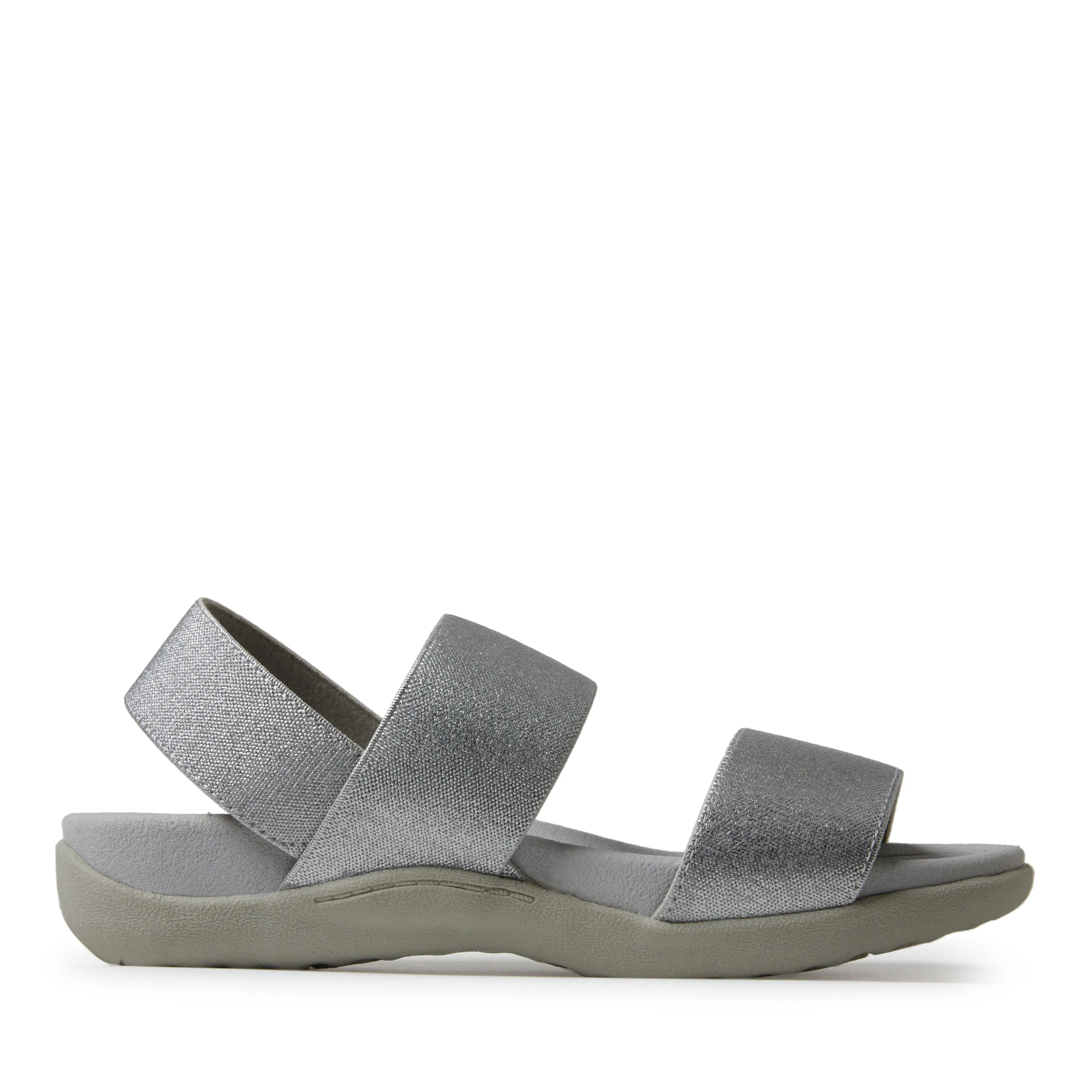 Dearfoams Women's Sloane Low Foam Back Strap Sandal