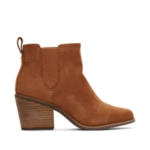 Everly Tan Nubuck Heeled Boot