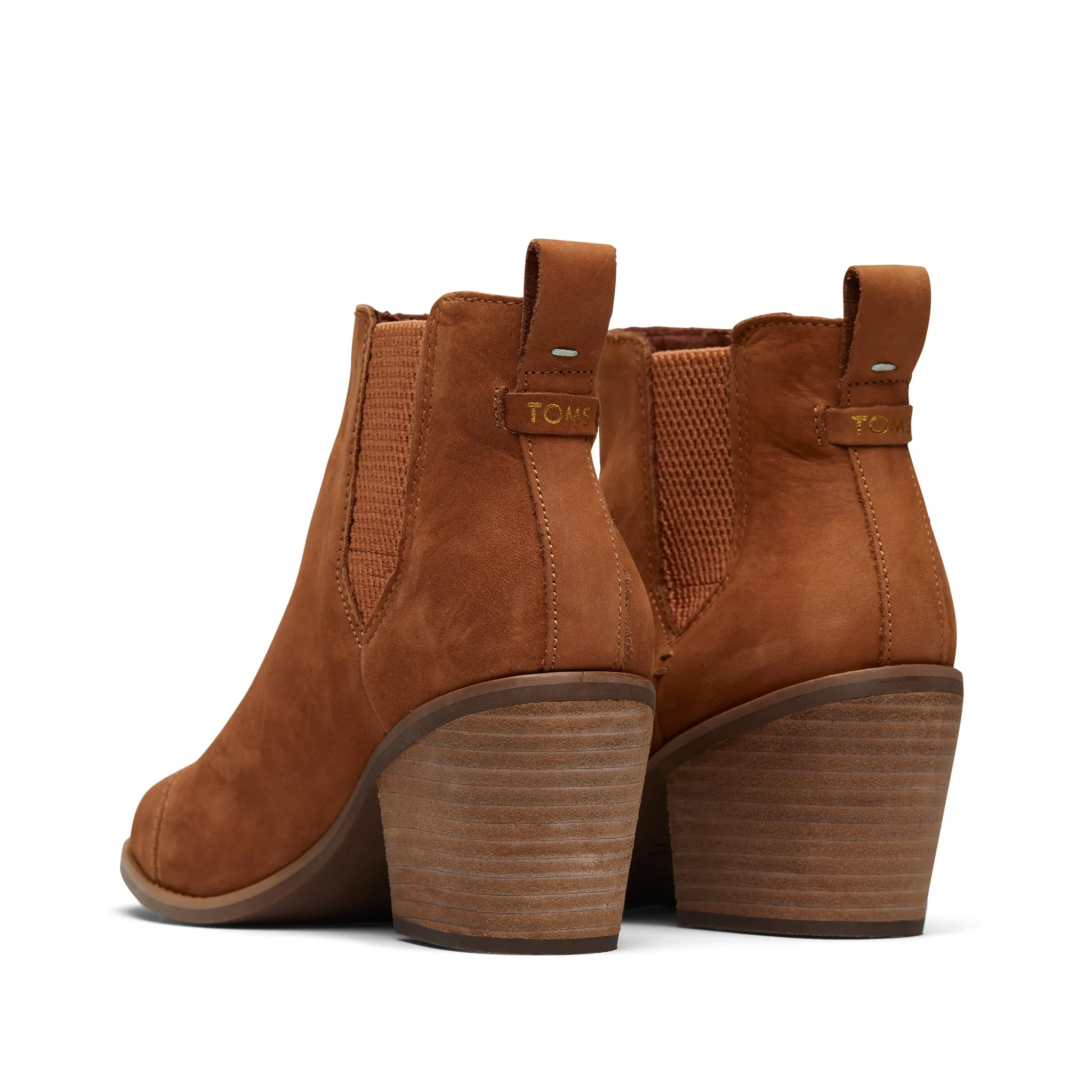 Everly Tan Nubuck Heeled Boot