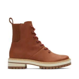 Frankie Brown Water Resistant Lace-Up Boot