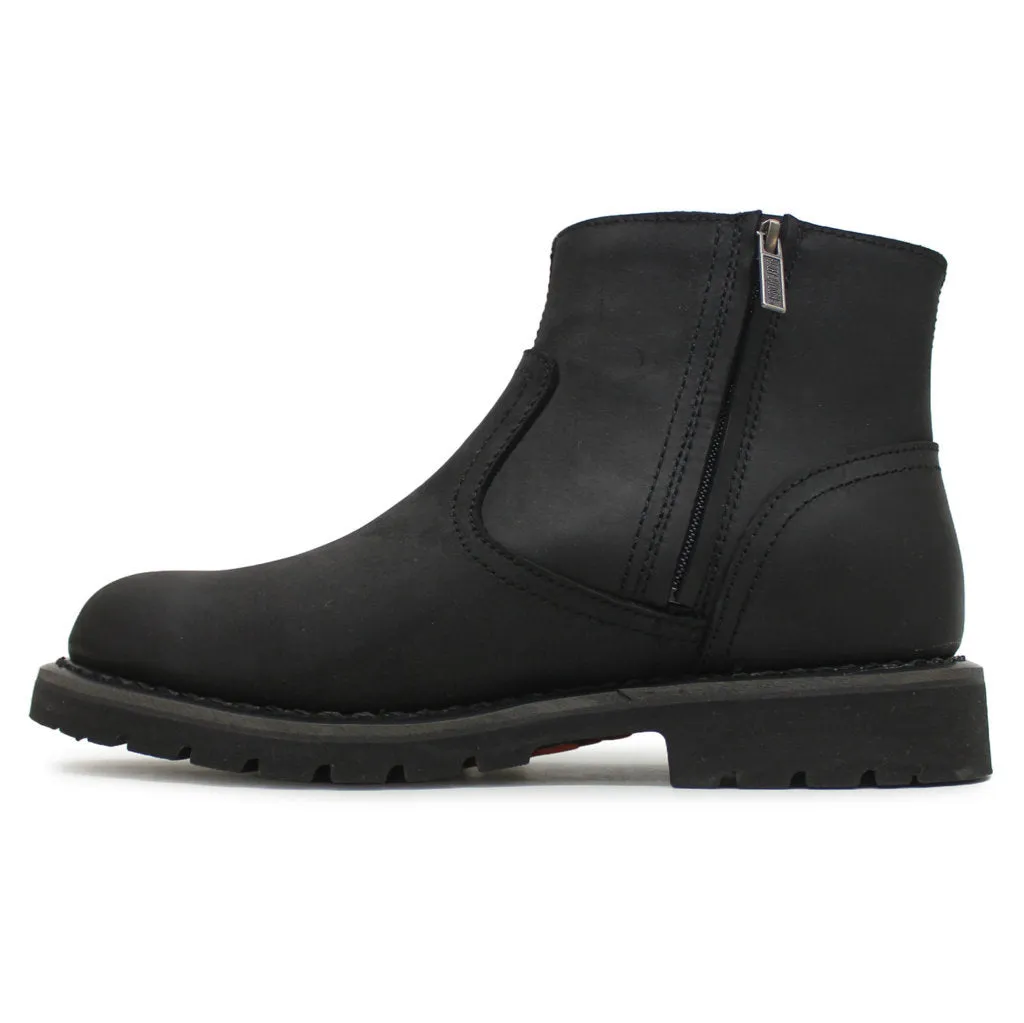 Harley Davidson Winslow 5 Inch Full Grain Leather Men's Ankle Boots