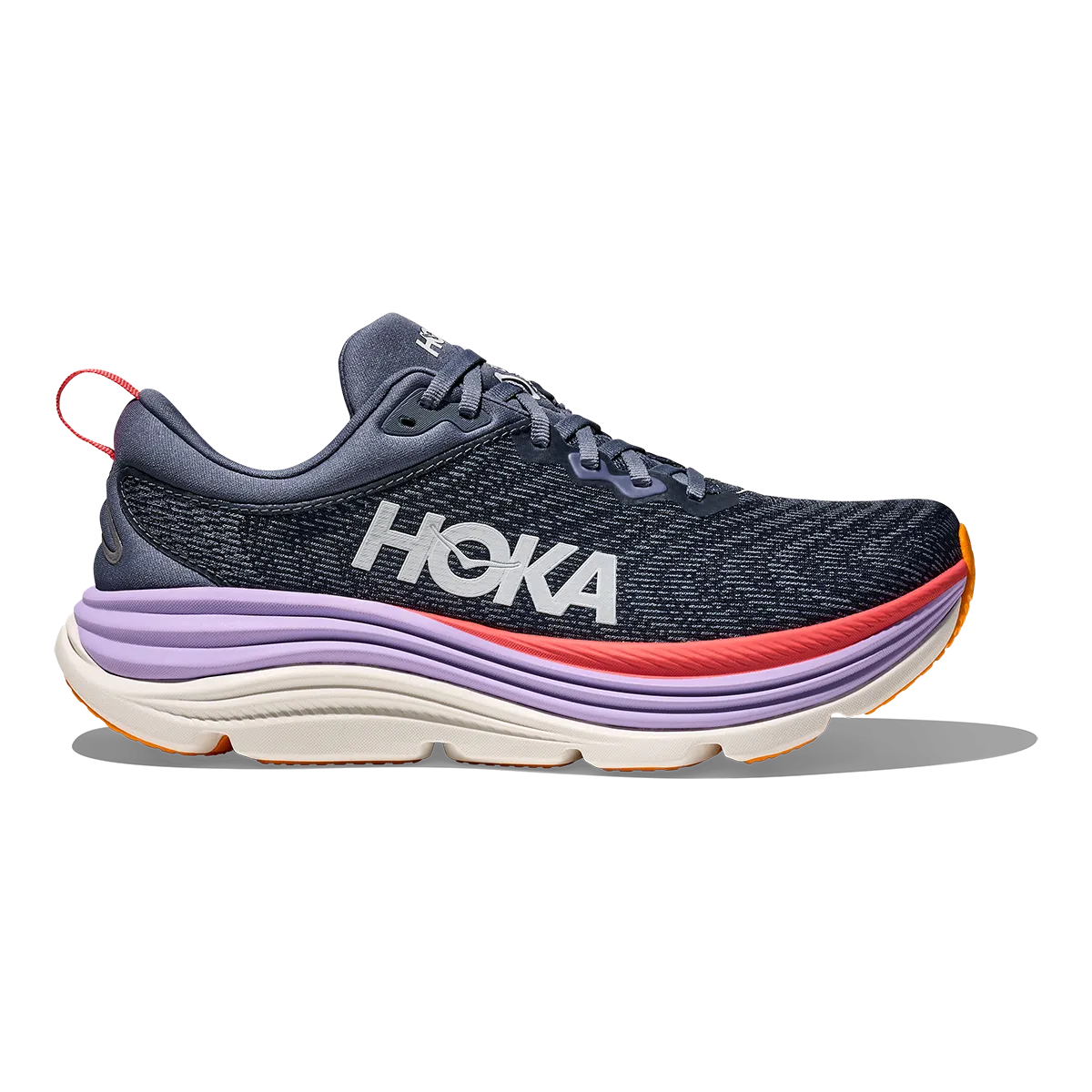 Hoka Gaviota 5 - Anchor - Grapefruit