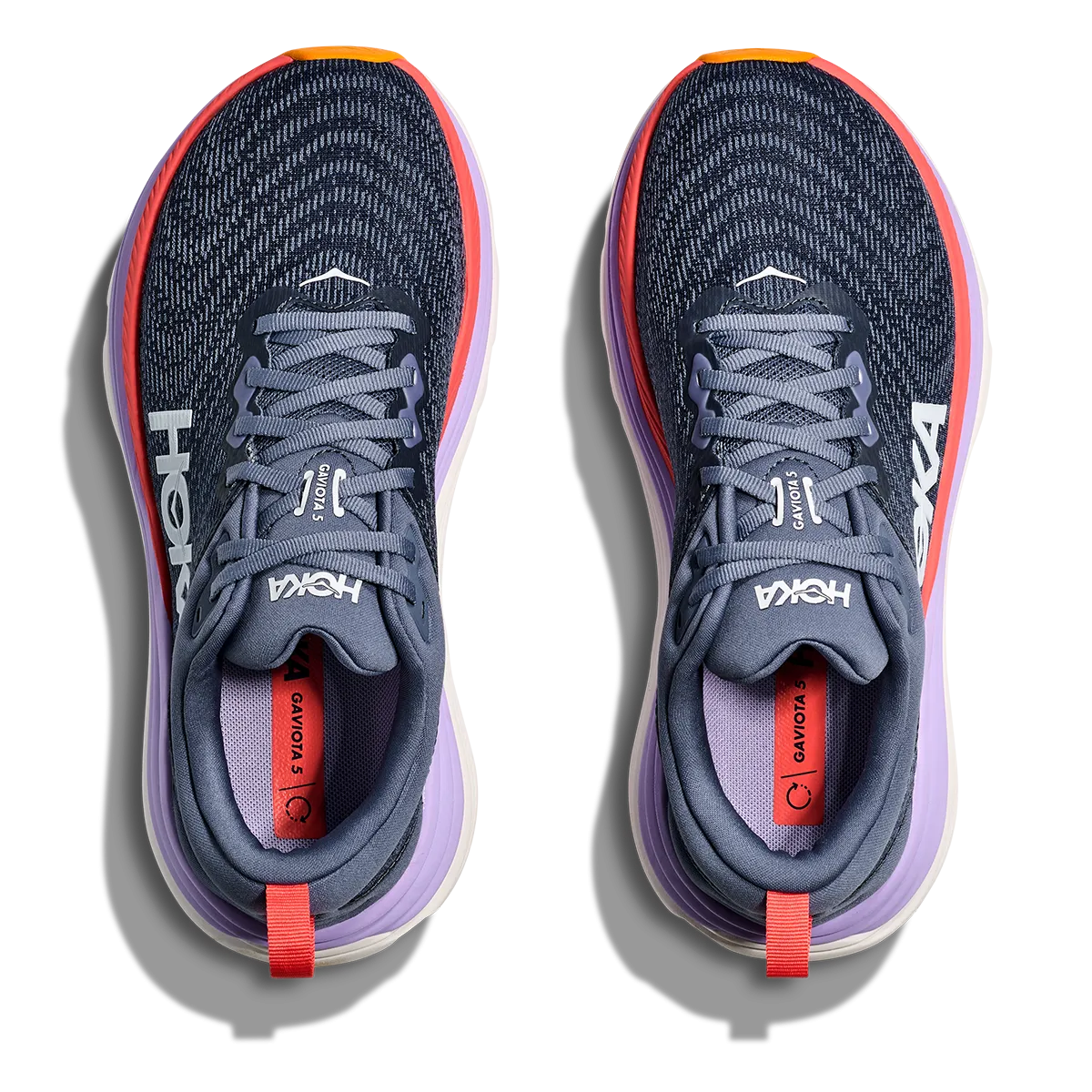 Hoka Gaviota 5 - Anchor - Grapefruit