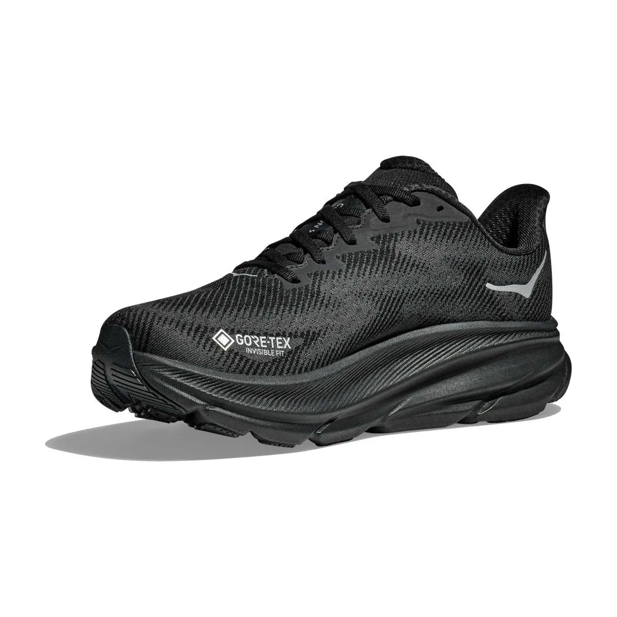 Hoka One One Men's Clifton 9 Black/Black Gore-Tex