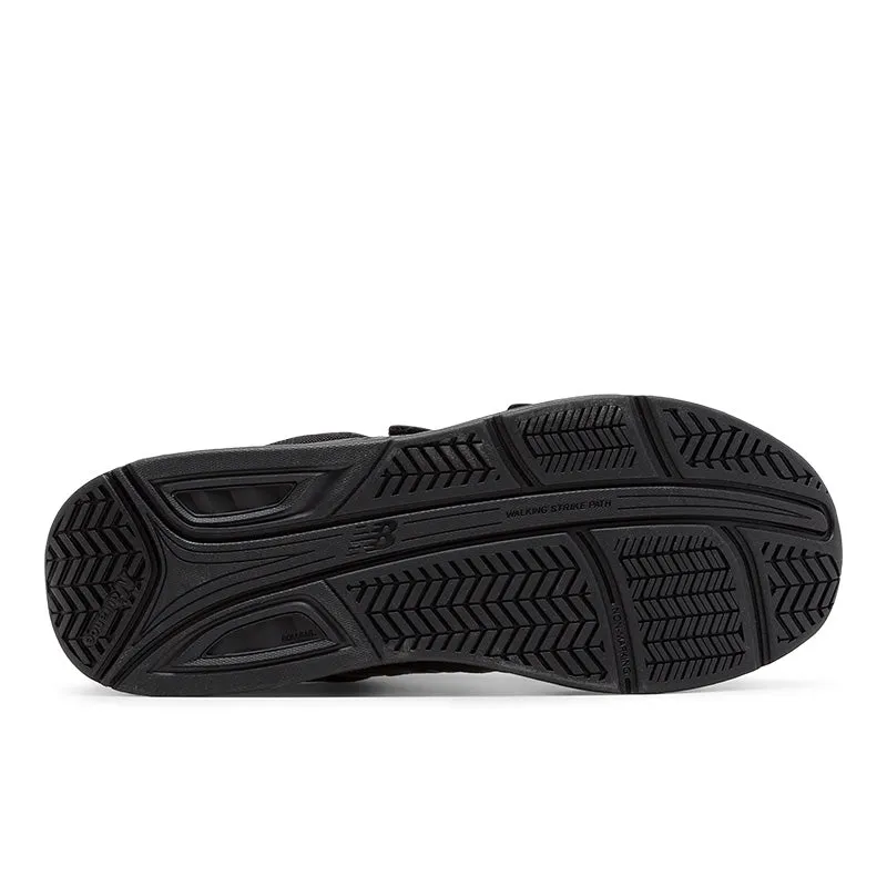 Hook and Loop Leather 928v3 - Black - Men's