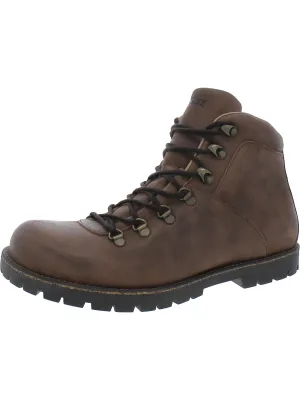 Jackson Mens Leather Short Ankle Boots