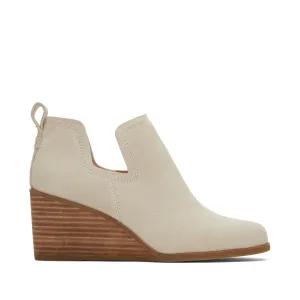 Kallie Beige Suede Wedge Boot