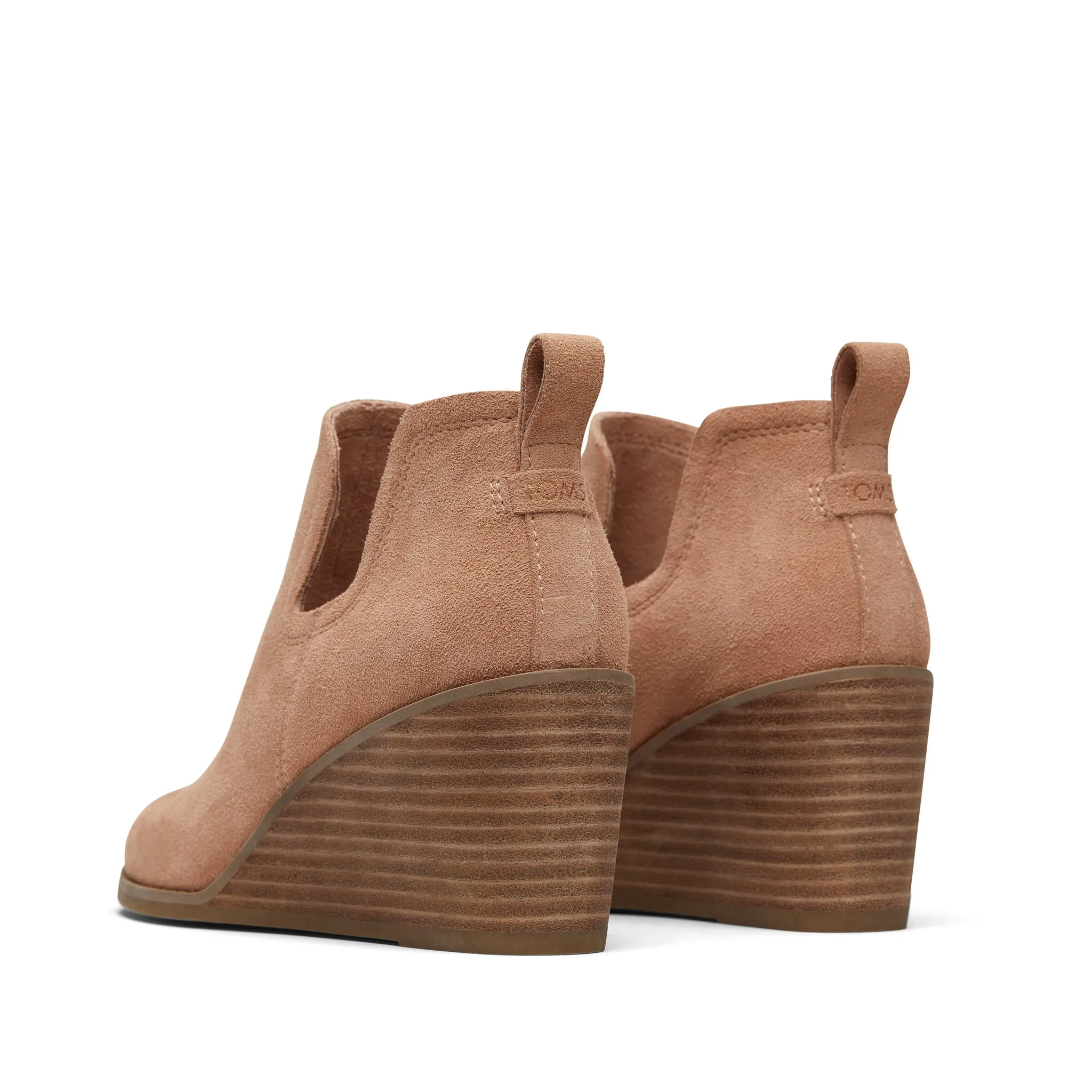 Kallie Brown Suede Wedge Boot