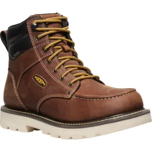 KEEN CINCINNATI 6" WATERPROOF 90° HEEL BOOT SOFT TOE MEN'S MEDIUM AND WIDE