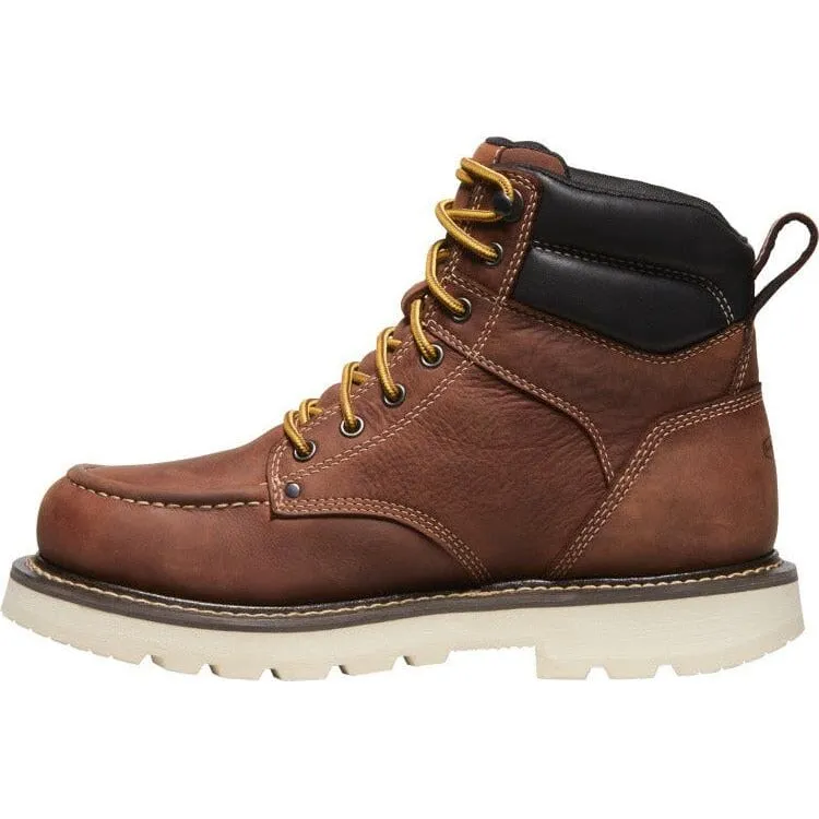KEEN CINCINNATI 6" WATERPROOF 90° HEEL BOOT SOFT TOE MEN'S MEDIUM AND WIDE