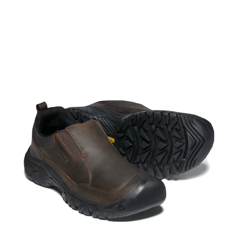 KEEN Men's Targhee III Wide Slip-On in Dark Earth/Mulch