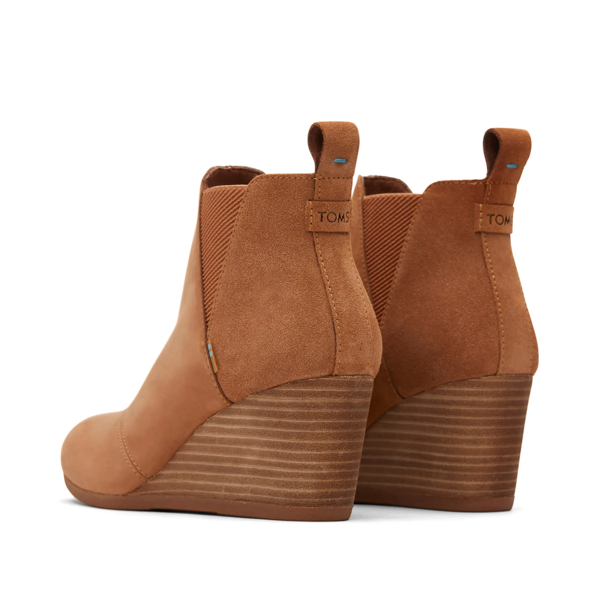 Kelsey Tan Suede Wedge Bootie
