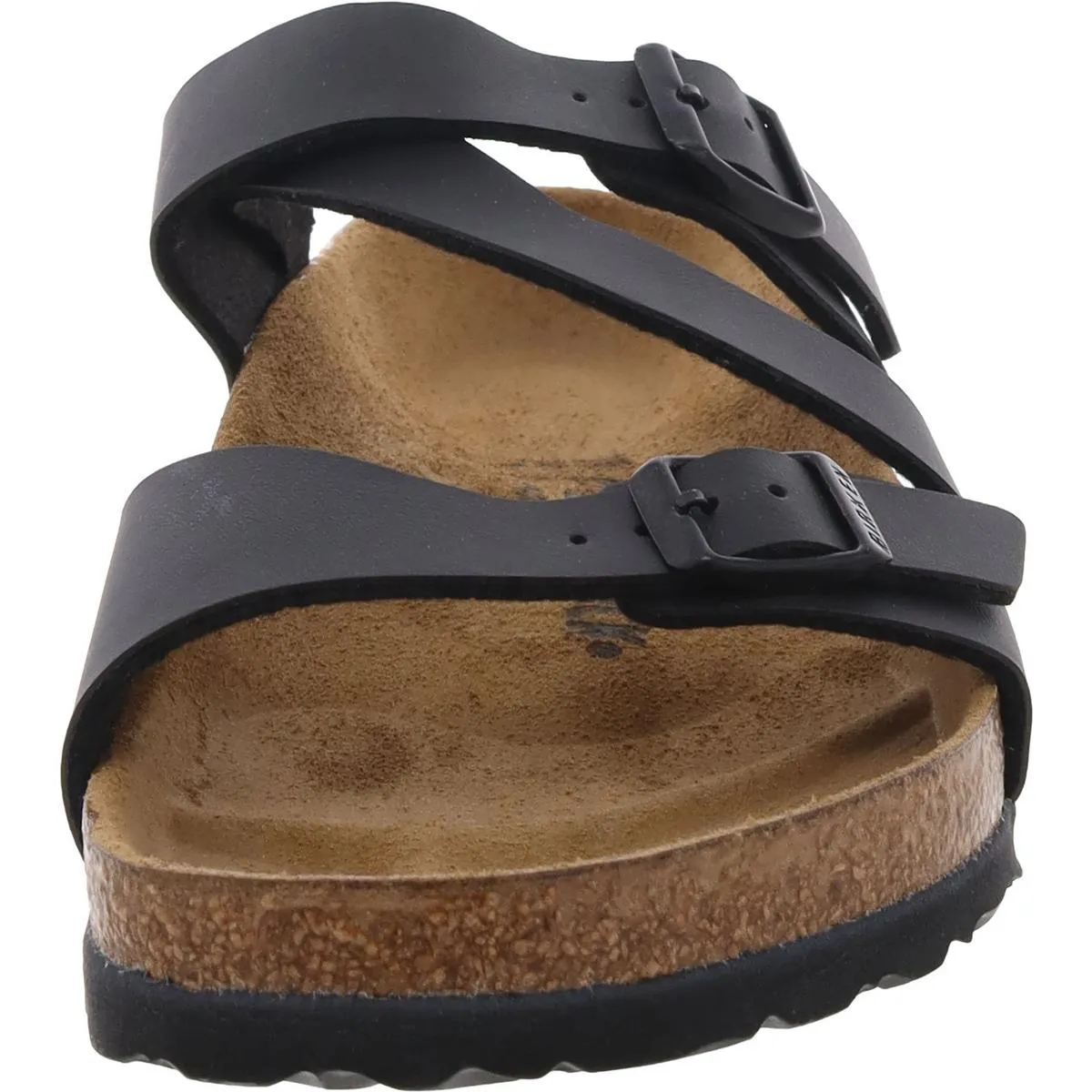 Mens Buckle Cork Slide Sandals