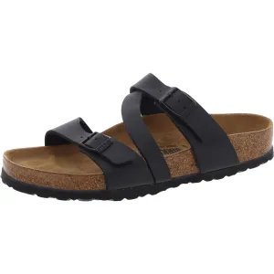 Mens Buckle Cork Slide Sandals