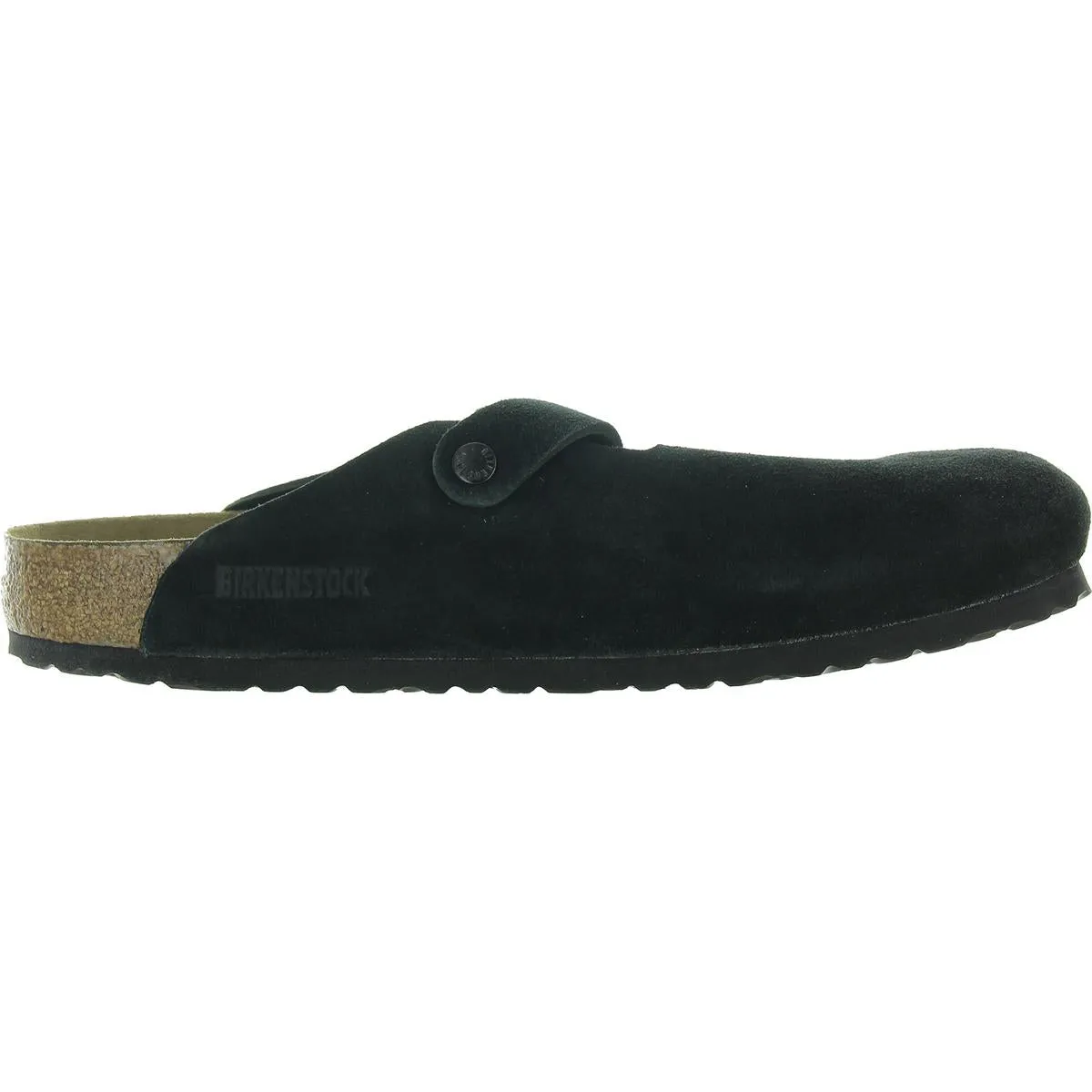Mens Buckle Leather Clogs