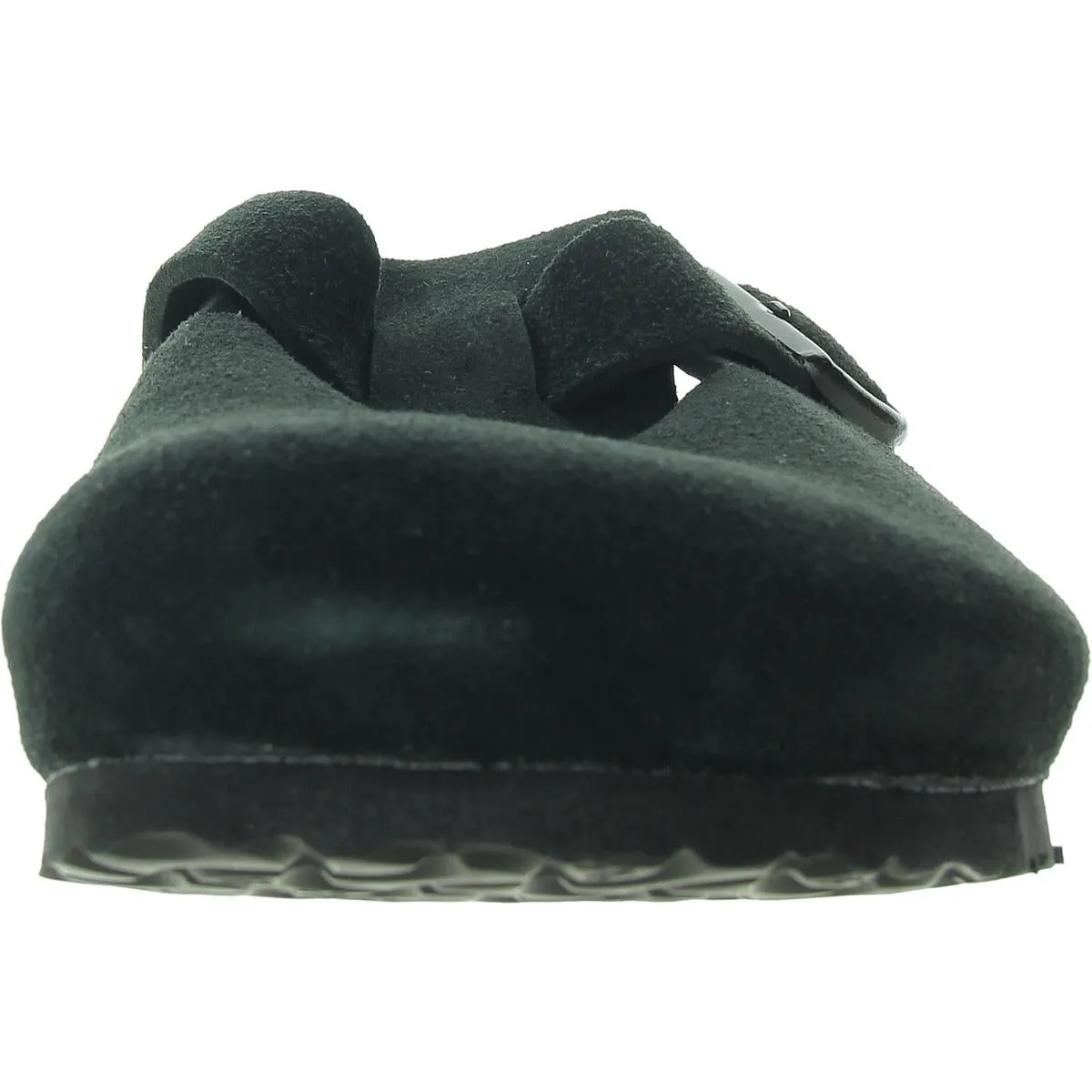 Mens Buckle Leather Clogs