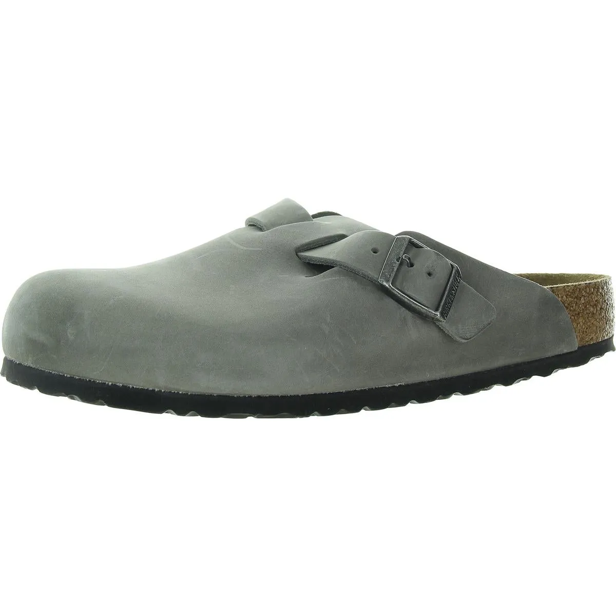 Mens Buckle Man Made Clogs