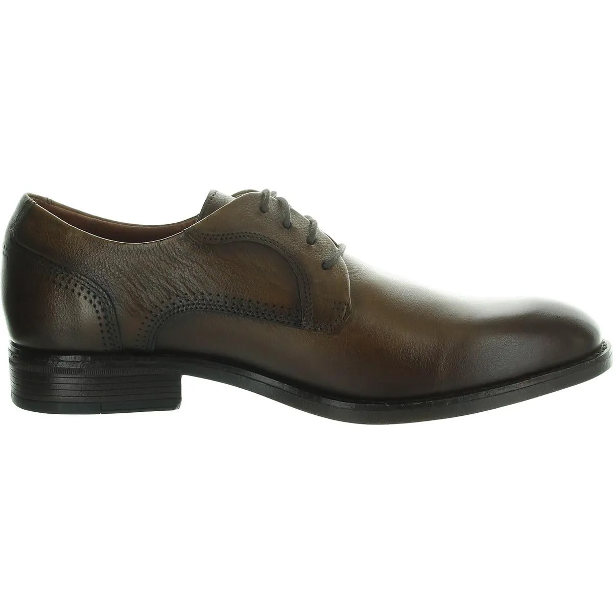 Mens Burnished Feathers Derby Shoes