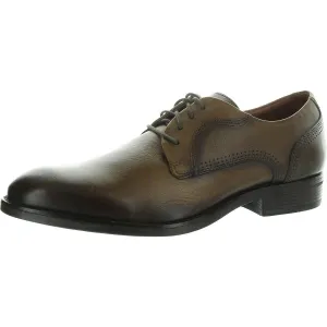 Mens Burnished Feathers Derby Shoes