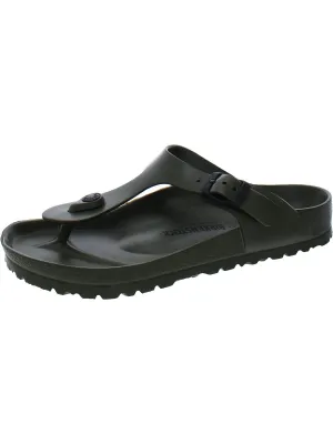 Mens Footbed Slip On Thong Sandals