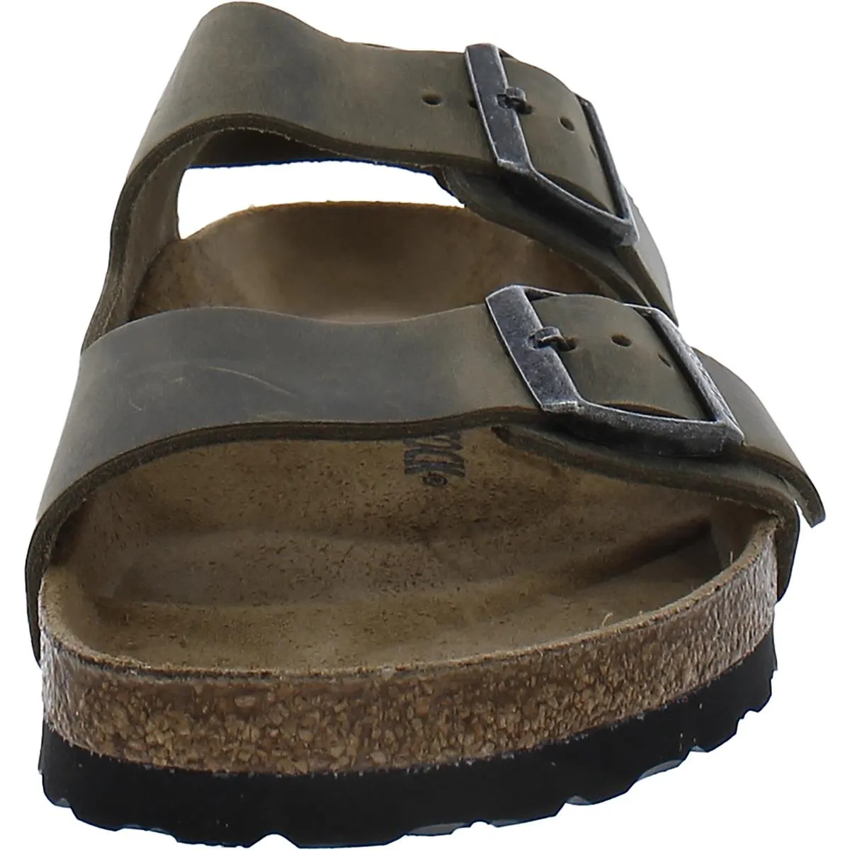 Mens Leather Slide Sandals