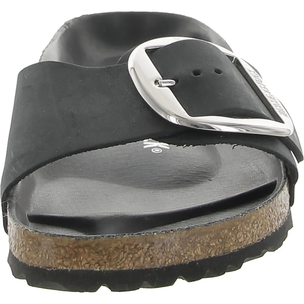 Mens Leather Slip On Slide Sandals