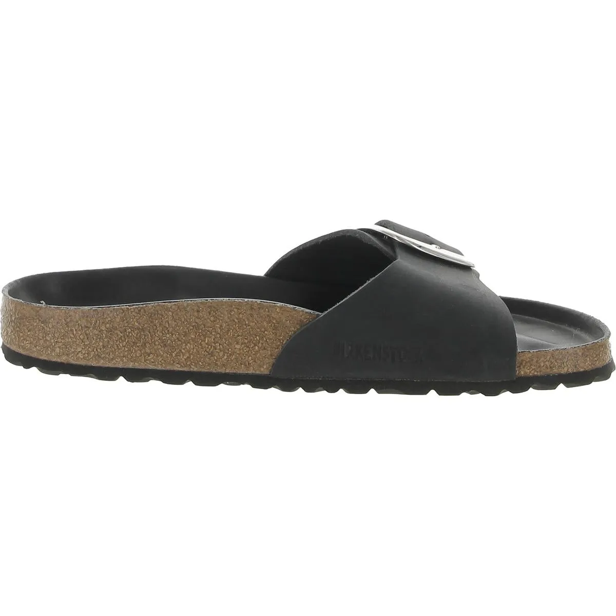 Mens Leather Slip On Slide Sandals