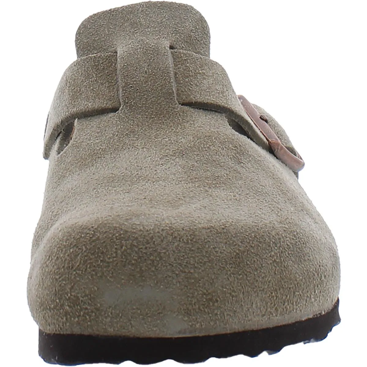 Mens Suede Clog Slide Sandals