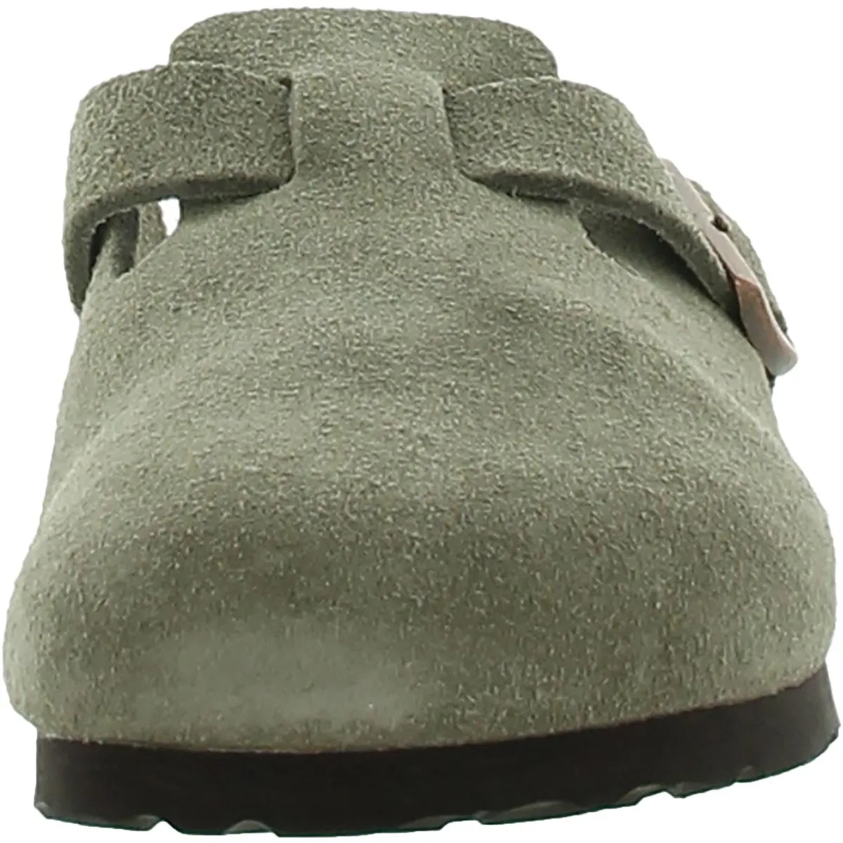 Mens Suede Slip On Mule Sandals