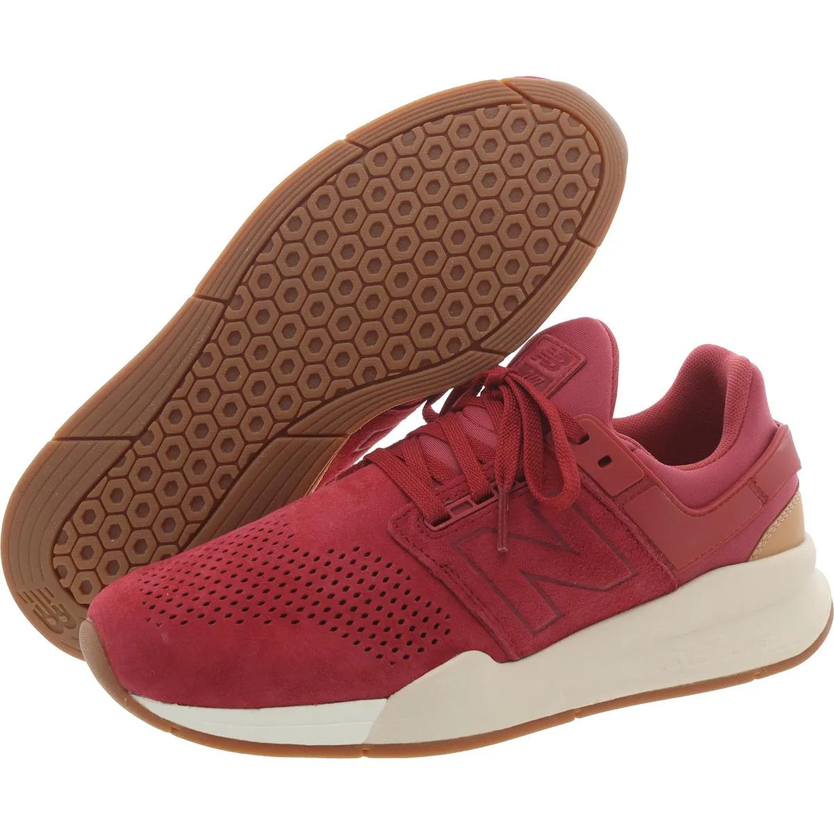 Mens Suede Sneakers Running Shoes