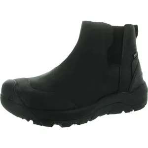 Mens Waterproof Leather Chelsea Boots