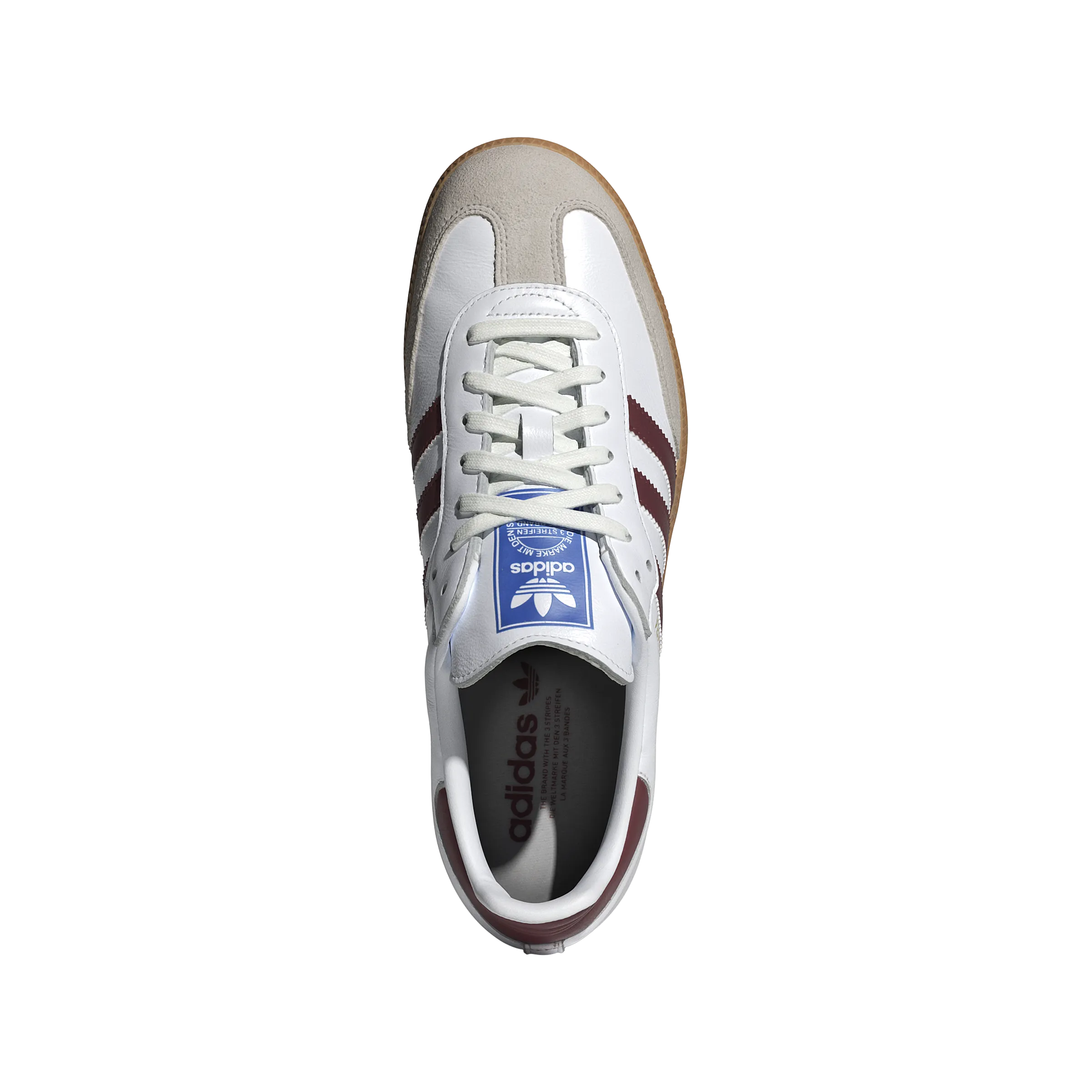 Samba OG 'White Collegiate Burgundy'