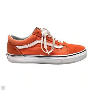 Shoes Sneakers By Vans In Orange, Size: 8