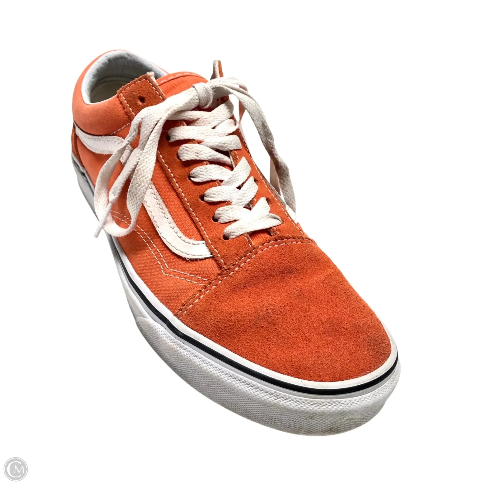 Shoes Sneakers By Vans In Orange, Size: 8