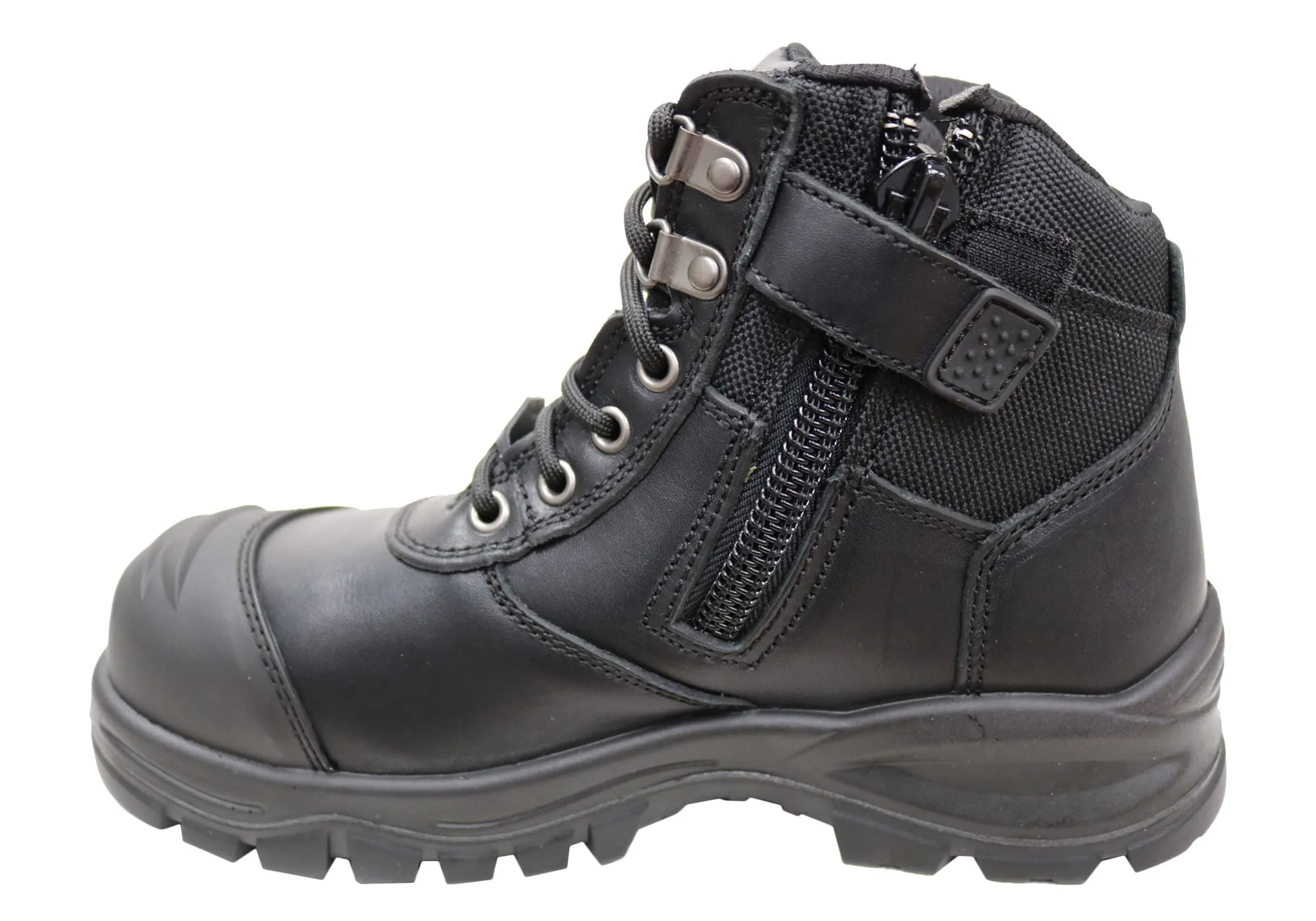 Skechers Mens Leather Work Composite Toe Work Boots Skechers Shoes