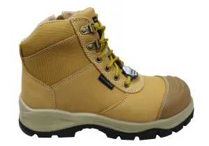 Skechers Mens Leather Work Composite Toe Work Boots Skechers Shoes