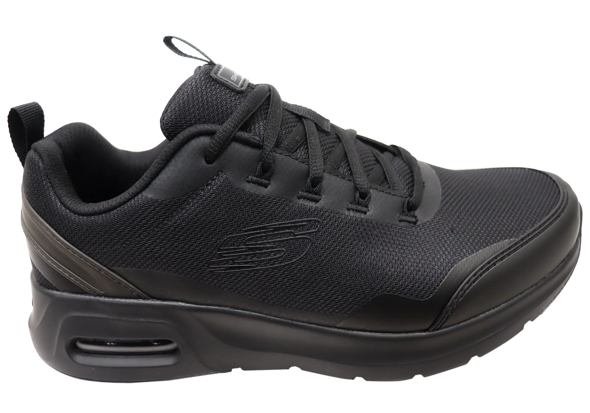 Skechers Mens Skech Air Court Province Comfortable Lace Up Shoes Skechers Shoes