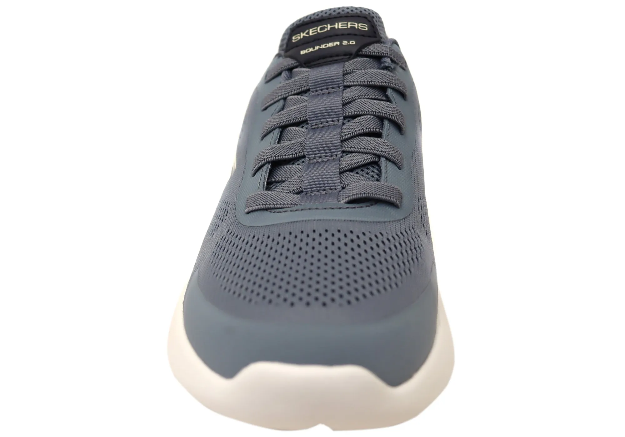 Skechers Mens Slip Ins Bounder 2.0 Emerged Comfortable Shoes Slate Skechers Shoes