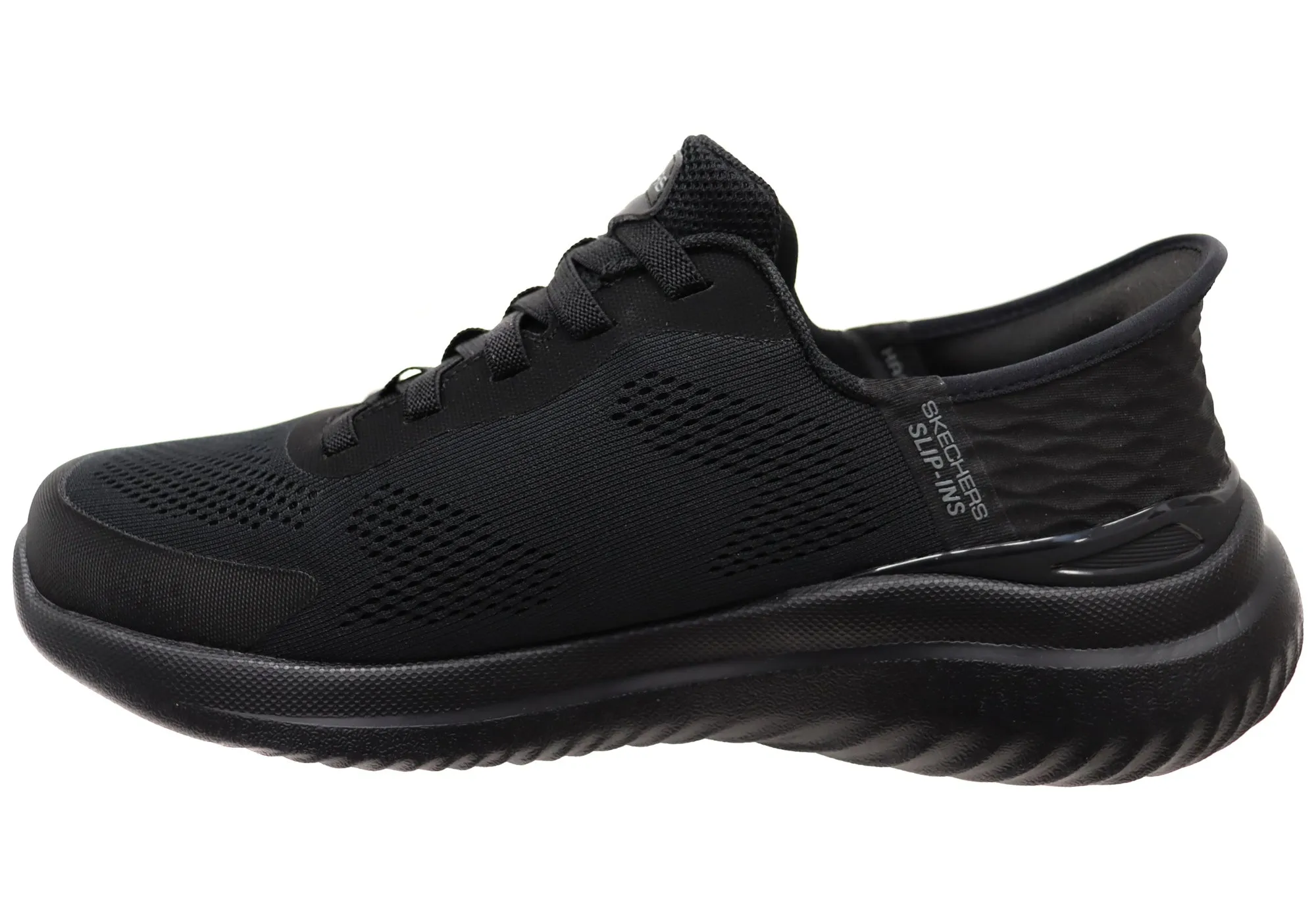 Skechers Mens Slip Ins Bounder 2.0 Emerged Wide Fit Comfortable Shoes Skechers Shoes