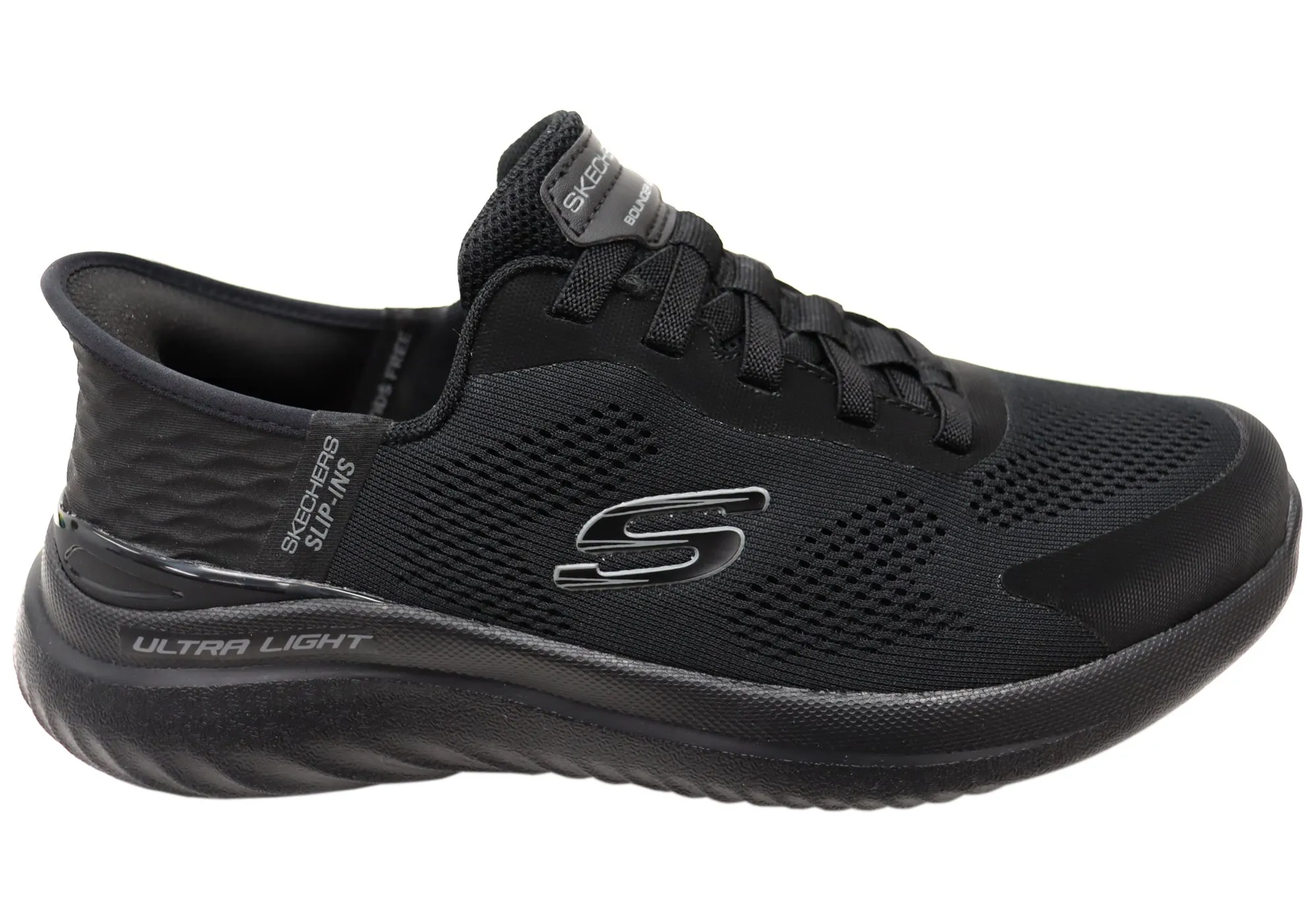 Skechers Mens Slip Ins Bounder 2.0 Emerged Wide Fit Comfortable Shoes Skechers Shoes