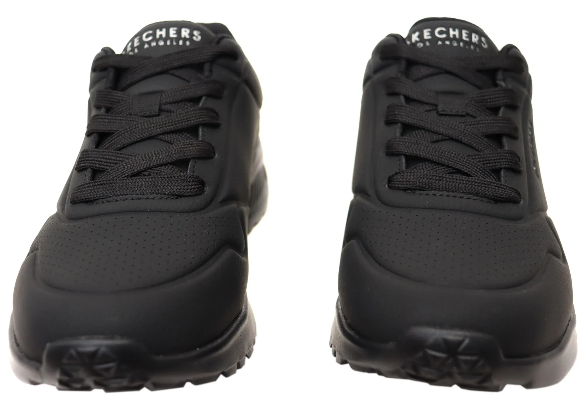 Skechers Mens Uno Lite Lite Work Comfortable Lace Up Shoes Skechers Shoes