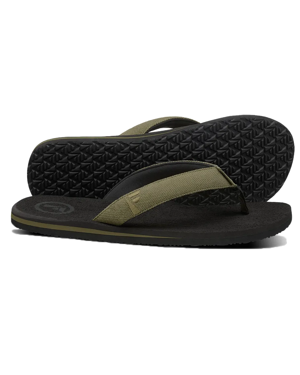 Sully Flip Flops in Black